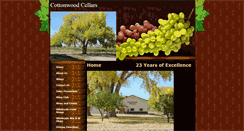 Desktop Screenshot of cottonwoodcellars.com